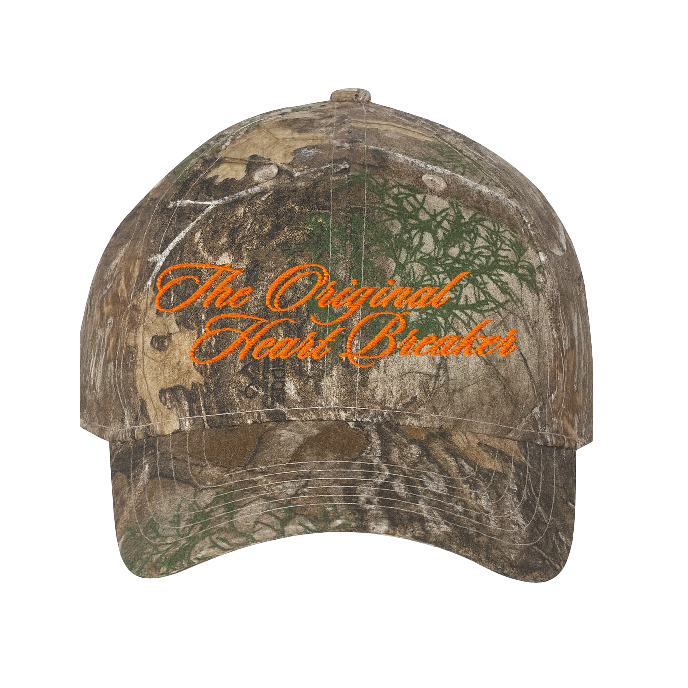 "THE ORIGINAL HEARTBREAKER" CAMO HAT