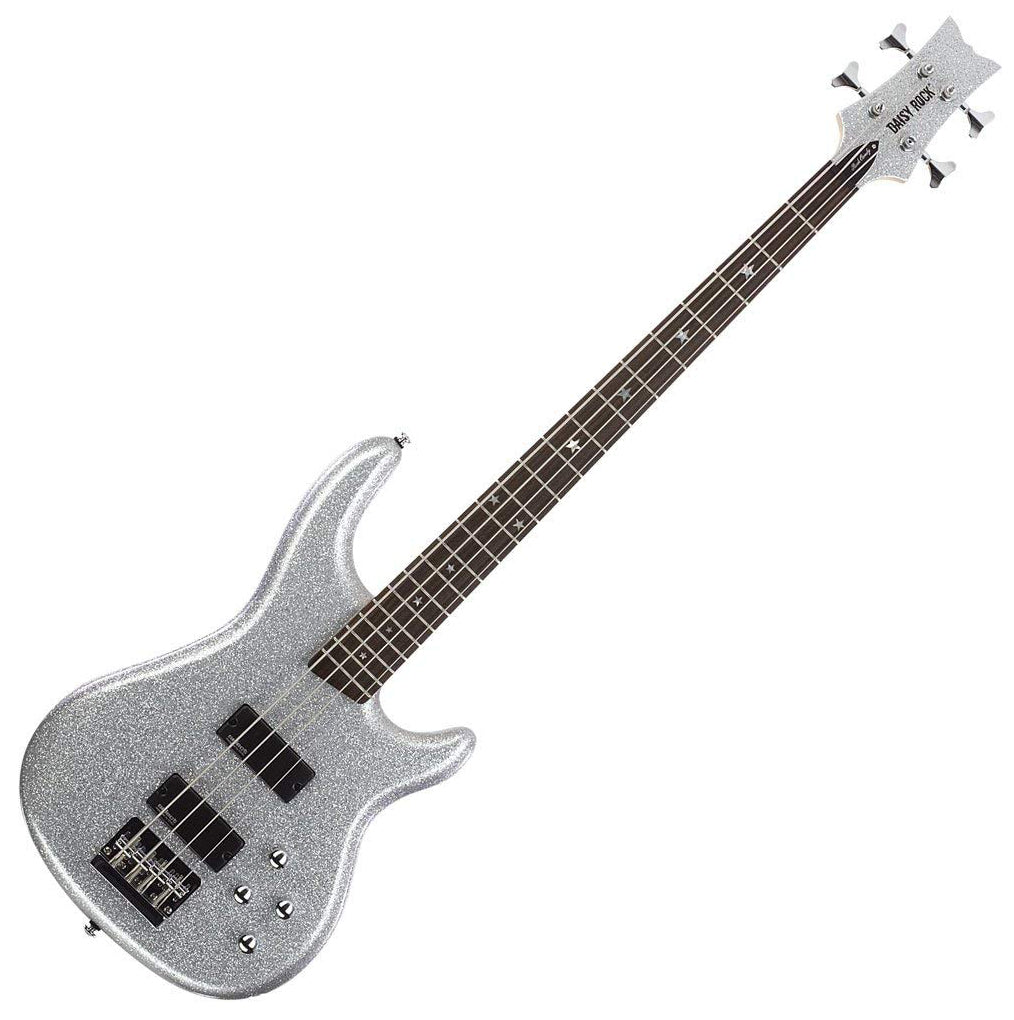 Daisy Rock Candy Bass Guitar, Diamond Sparkle
