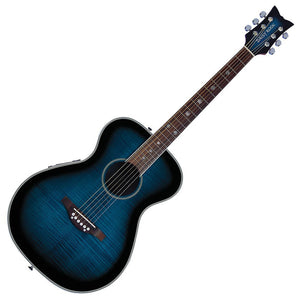 Daisy Rock Pixie Acoustic-Electric Guitar, Blueberry Burst