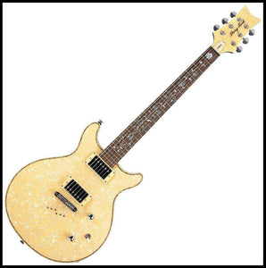 Daisy Rock Stardust Elite Venus Guitar, Vintage Ivory Pearl