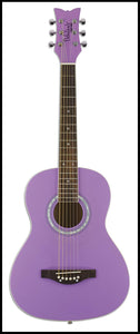 Daisy Rock Debutante Jr. Miss Acoustic, Popsicle Purple Guitar