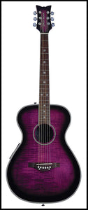 Daisy Rock 6 String Acoustic-Electric Guitar, Plum Purple Burst